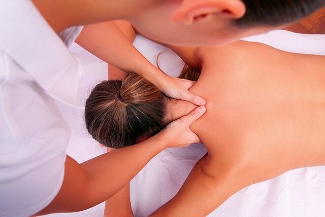Massagem no pescoço